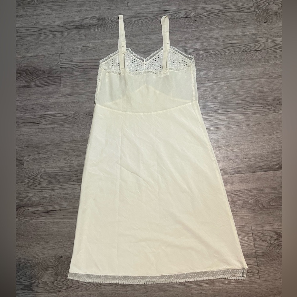 Vintage slip dress with lace trim - Picture 6 of 6